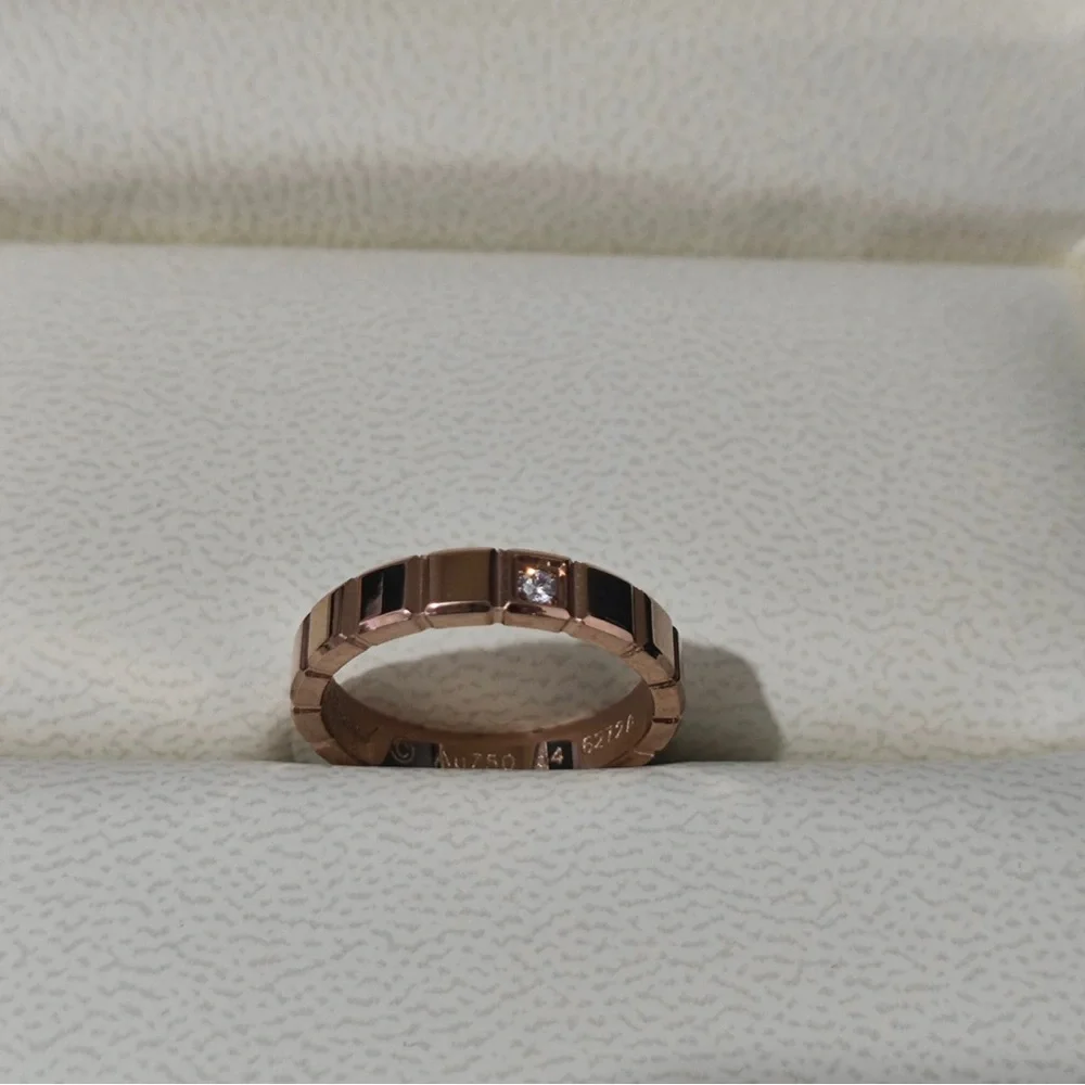 Chopard Rose Gold Faceted Women’s Band
